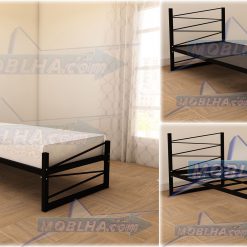 تخت خواب کد 107 با زیر سازی مستحکم چوب و فلز با ساختار یکپارچه ( تهیه تشک بر عهده مشتری )