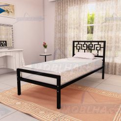 تخت خواب با طرح مصری و یونانی از نوع یک نفره