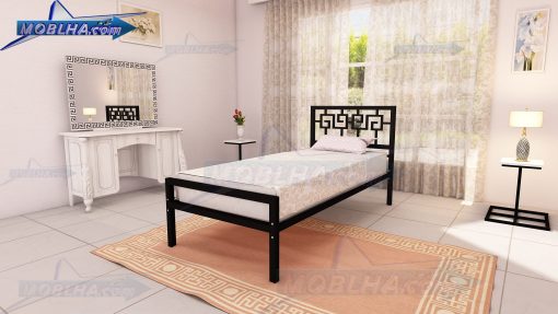 تخت خواب با طرح مصری و یونانی از نوع یک نفره